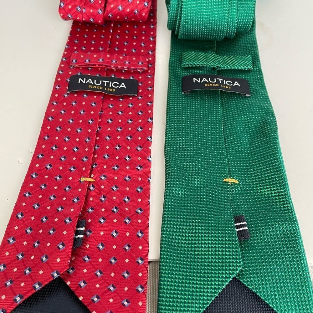 PAIR OF NAUTICA MENS TIES - Picture 5 of 6